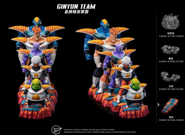 White Hole Studio - Dragon Ball - Ginyu Force The elite group of mercenaries employed by Frieza Statue - Image 4