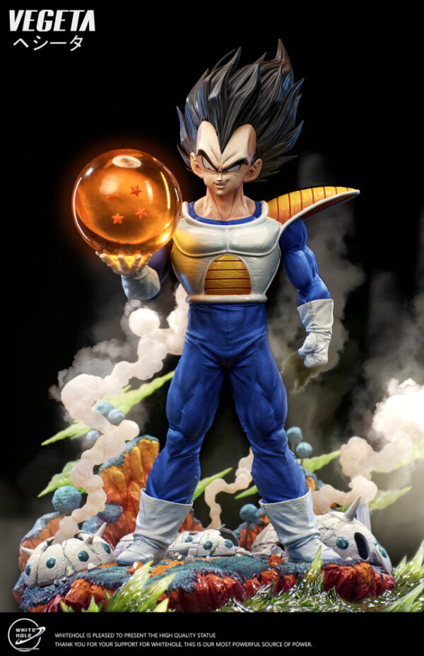 White Hole Studio - Namek Series - Pride Prince Saiyan - Shoulder Armor Combat Suit Vegeta Statue