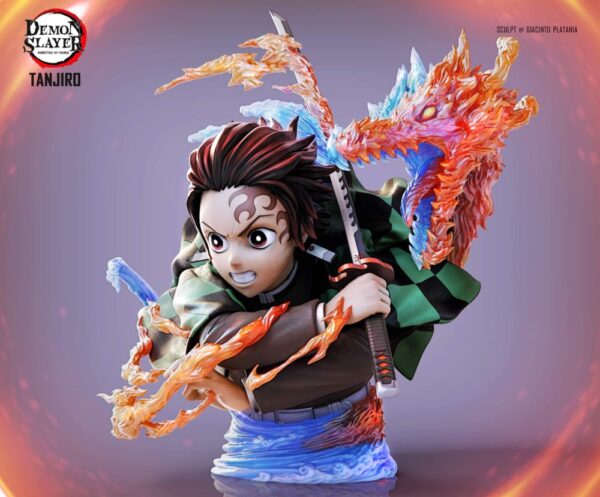 Korekushon Studio x Kyojin Studio - Demon Slayer: Kimetsu no Yaiba - Tanjiro Statue - Image 5