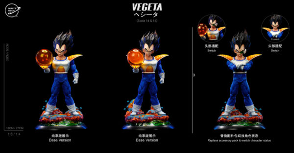 White Hole Studio - Namek Series - Pride Prince Saiyan - Shoulder Armor Combat Suit Vegeta Statue - Image 4